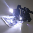 10/15/20/25X LED Magnifier Magnifying Eye Glass Loupe Jeweler Watch Repair A