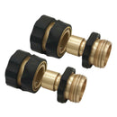 2 Pairs Tap Adapter Universal Garden Hose Quick Connect Set Thread Sprayer FKL