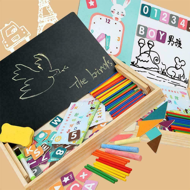 Magnetic Stickers Learning Drawing Board Toys Magnetic Jigsaw Puzzle Educat L8X8