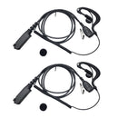 2 Ear Hook Earpiece Microphone Sepura STP8000 STP8030