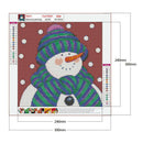 5D DIY Full Round Drill Diamond Painting Snowman Cross Stitch Art (LG339)