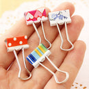 20 Pcs/Box Lovable Small Fresh Color Long Tail Clip Printed Long Tail Clip
