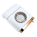 Car Fan Desktop Fan Summer Fan 3 Speeds ABS 1A for RV Car Vehicles White
