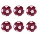 Table Football Soccer Machine 36mm Plastic Foosball Dark Red