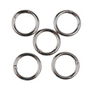 10Pcs 30mm Alloy Round Spring Snap Hooks Clip Handbag Purse Shoulder Strap