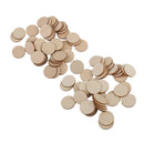 55 pcs 40/50mm Wooden Piece Round Wooden Piece Creative Decor for Xmas Party