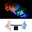 Cute Solar 12LED Butterfly Fairy Lights For Indoor Outdoor 4m Garden Patio Decor