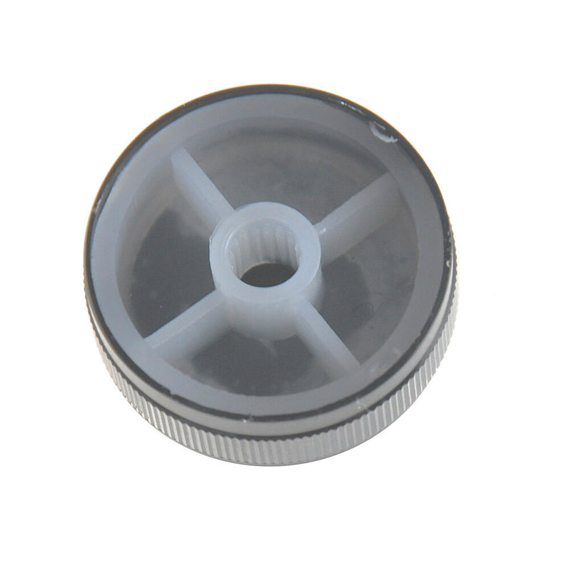 1PC Black Aluminum Volume Control Knob Amplifier Wheel 30*10mm S Gw