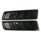2PCS Universal Carbon Fiber Look Style Hood Vent Louver Cooling Panel Trim  3C