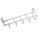 Stainless Steel Bathroom Kitchen Organizer Hanger Hooks with 5-Hook