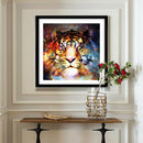 5D DIY Full Round Drill Diamond Painting Novelty Tiger Cross Stitch (B1103) A