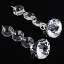 10pcs Acrylic Crystal Diamond Beads Garland  Hang Wedding Party Decor