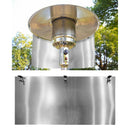 Outdoor Heater Reflector Shield For Patio Street Propane and Natural Gas