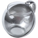 Stainless Steel Glass Faced Modern Teapot Herbal + Tea Leaf Infuser 500ml T5K4