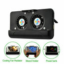 Cell Phone Cooler, Usb Cooling Dual Fan Radiator/Stand Holder/Power Bank Wi