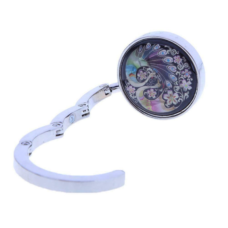 Portable Foldable Bag Purse Hook Bag Hanger Hook Table Handbag Holder