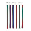5Pcs 5Pin RGBW Connector Female With Wire Cable 5Pin LED Connector lj