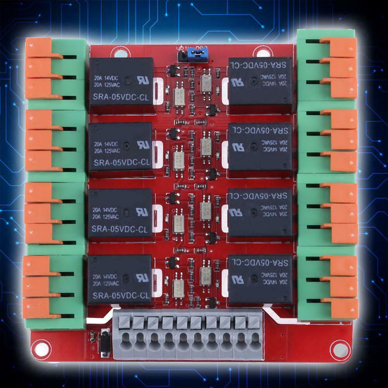 8 Channel 20A Relay Control Module for Arduino UNO MEGA2560 R3 Raspberry Pi