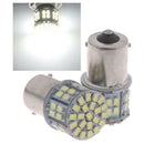 2x White Light 1156 50SMD 1206 LED Car Turn Signal Tail Stop Brake Backup Lam Kw