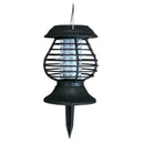 Solar Powered LED Lamp Bug Zapper Mosquito Killer Repeller Light Garden Use M8E3