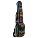 Strip Design Soft Case Ukulele Bag 23inch w/ Strap Outer Pocket for Musical