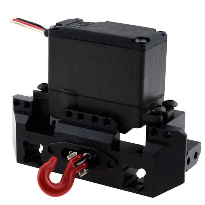 25T Metal Steering Gear Servo Winch Wheel for 1/10 RC Crawler Car TRX4 D90