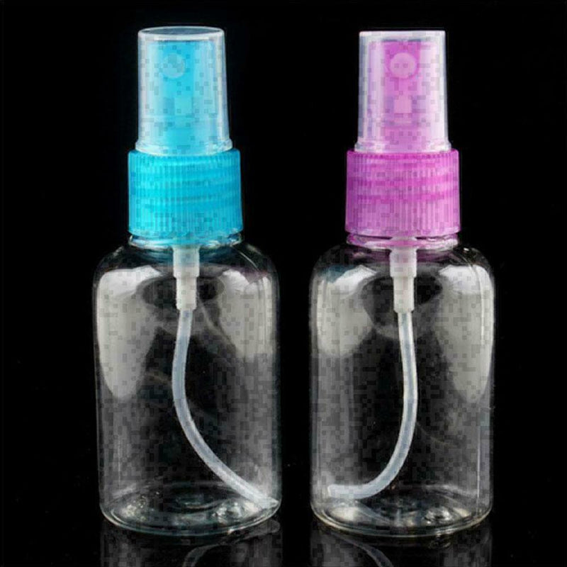 50ML Mini Plastic Transparent Mini Empty Bottle Spray DT Color potatble Ran Y9N3