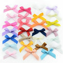 500Pcs/lot Mini SMALL Satin Ribbon Bows various Colours Crafts DIY Wedding BX