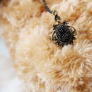 Retro Women Lady Girls Lace Chain Wristband Bracelet With Finger Ring And J E7M3