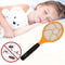 LED Electric Mosquito Swatter Flyswatter Electric Tennis Racket 44 x15.5 Wa