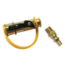 1/4 Inch Rv Propane Quick Connect Adapter For Propane Hose, Propane Or Natu