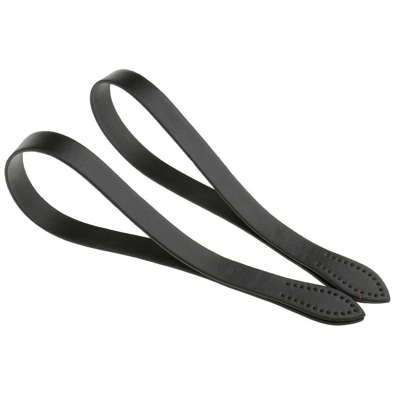 2pcs Black PU Leather Handle Shoulder Bags Handbag Straps Replacement 60cm