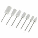 12pcs/Set Soft Felt Burrs Head Shank for Polishing Grinding Tool Set Wool NXY
