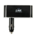 12V 24V DC Triple 3 Way USB Socket Car Cigarette Power Adapter Lighter Spli