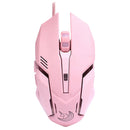 Cute USB Wired 3200DPI Adjustable Colorful Backlight Optical Gaming Mouse