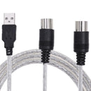 USB to MIDI Cable Converter for Music Keybodard Adapter Cord