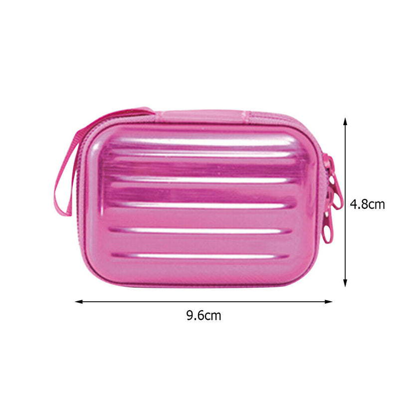 12 Grids Macaron Essential Oil Storage Bag Portable Dividers Box (Rose Red) A
