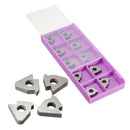 10Pcs CNC Threading Carbide Inserts Blades Set for 16ER AG6/16IRAG60/SER/SEL Del