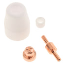 100 Pieces Electrode Nozzle Protect Cap Plasma Cutter Electrode Nozzle for PT31
