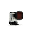 Underwater Diving Lens UV Filter Converter for GoPro Hero 4/3+ -Red