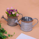 1X Decorative Garden Flower Container Display Bucket- Metal