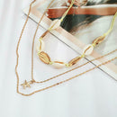 2pcs Boho Necklace Shell Seastar Pendant Choker Women Beach Jewelry Gift