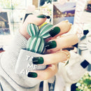 Designer nail tips false french full cover nails art decor finger 24 ME