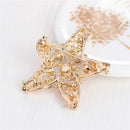 1x New Unisex Star Crystal Rhinestone Snowman Christmas Brooch Pin Xmas Gift SP
