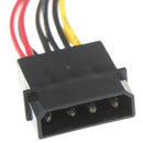 1Pcs 4Pin to 3Pin Fan Power Cable Adapter 12v*2 / 5v*2 for Cooling CPU BX