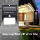 40 LED Solar Motion Sensor Wall Light Waterproof 150 Rotate Garden Street Lamp