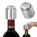 Stainless Steel Vacuum Wine Bottle Stopper Plug Bottle Cap Pump Sealer Handy US