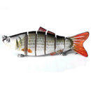 Fishing Lure 10cm 6-Segment Lifelike Lure Baits Crankbaits with 2 Hook