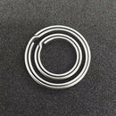4X(Titanium Alloy Hanging Ring Outdoor Small Tool Key Ring Mountain ClimbinN8P4)