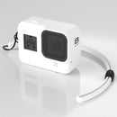 Silicone Case Protective Cover Shell for Gopro Hero 8 Black Camera (White) A